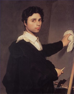  Auguste Obras - Copia después de Ingress 1804 Autorretrato neoclásico Jean Auguste Dominique Ingres